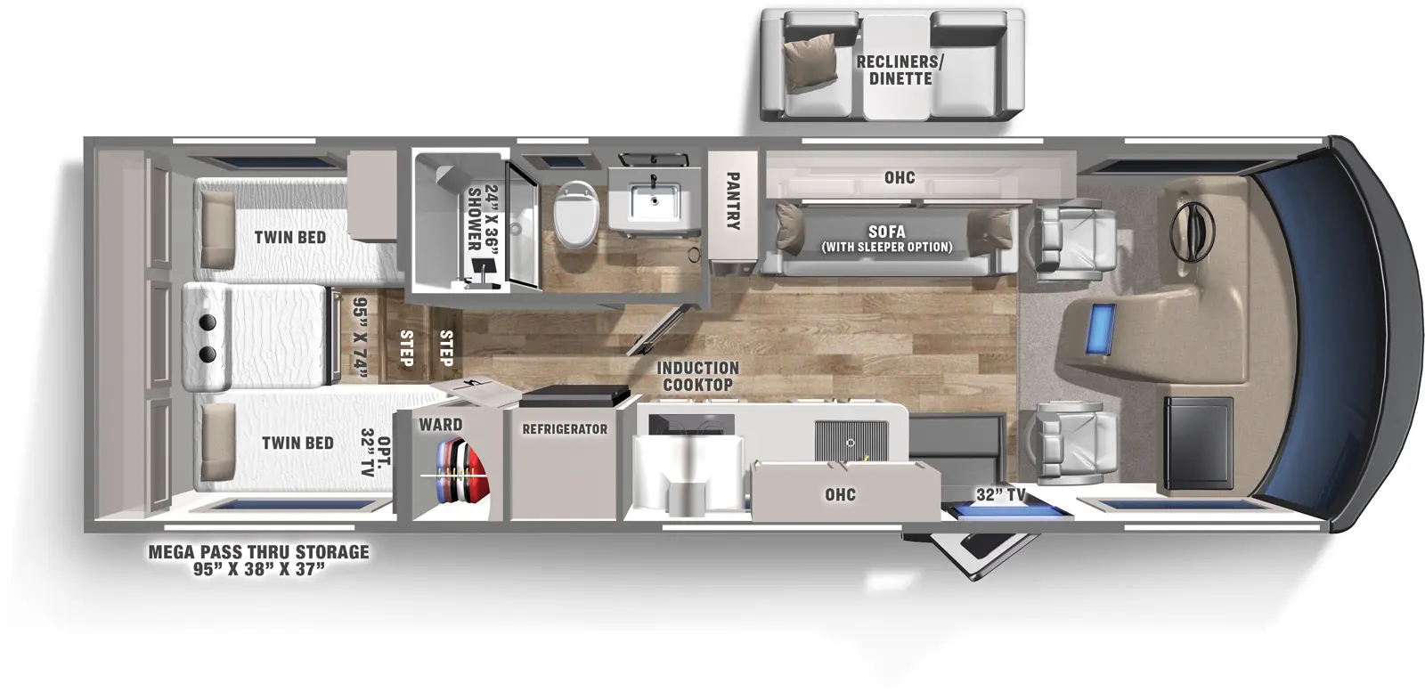 Euro 25LE Floorplan